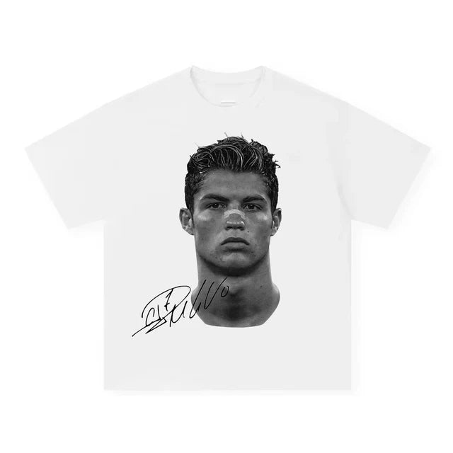 Ronaldo Cloud Tee White